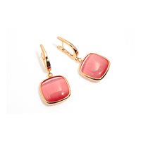 Orecchini Madì Donna Laguna Ciliegia in Argento Quarzo idrotermale 38792-MADÌ - 38792-MADÌ